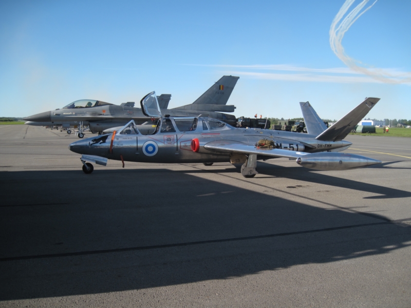 Lentäjien Juhannus 2012 - Fouga Magister FM-51 (OH-FMM)